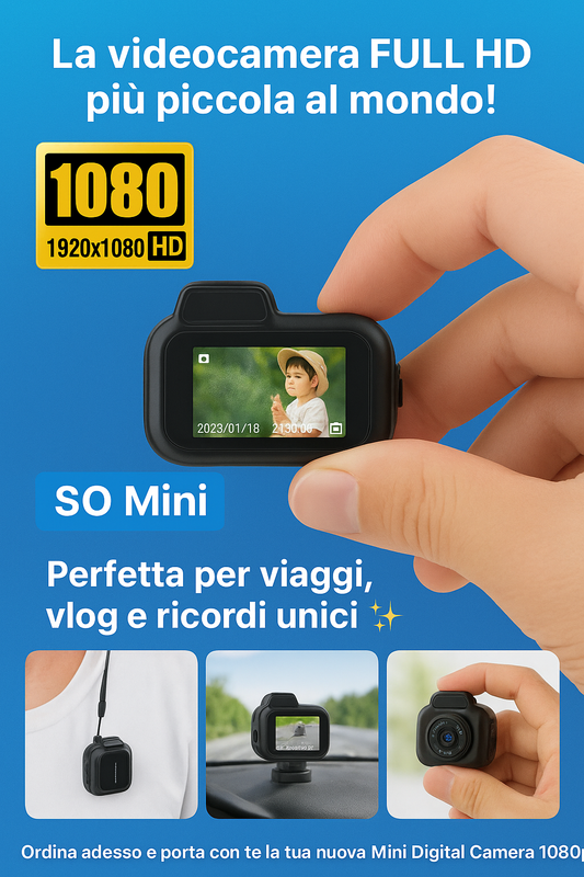 Mini cámara con pantalla CMOS de 0,96 pulgadas