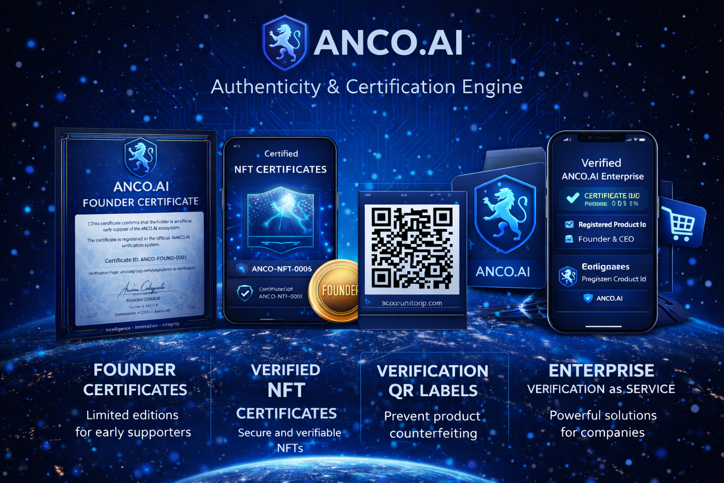 ANCO.AI Founder Certificate – Limited Edition