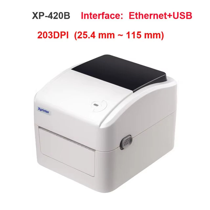 XP-460B/420B 4Inch Shipping Label/Express/Thermal Barcode Label Printer Compatible with Shipping Label 4X6 Inches Label